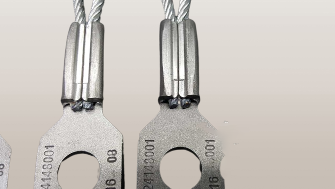 Tau-sikringsmaskin, ståltau-kjeglehode-smeltemaskin