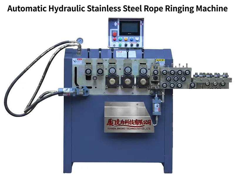 DQ2-8 Automatisk hydraulisk ringemaskin i rustfritt stål