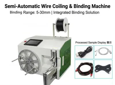 Halvautomatisk Trådviklings- og Bindingsmaskin WPM-212A
