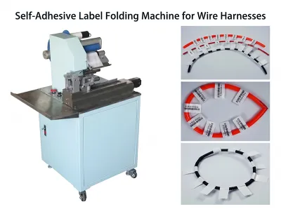 Automatisk selvklebende etikettfoldemaskin for ledninger WPM-60A - Kabelmerkingsmaskin