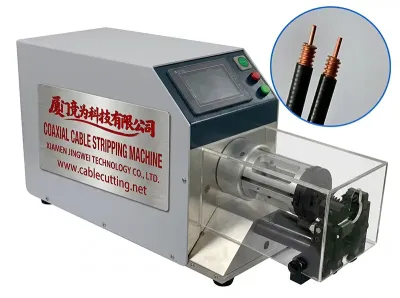 Halvautomatisk koaksialkabelstrippemaskin med LCD-skjerm WPM-8608 - Koaksialkabelstripper