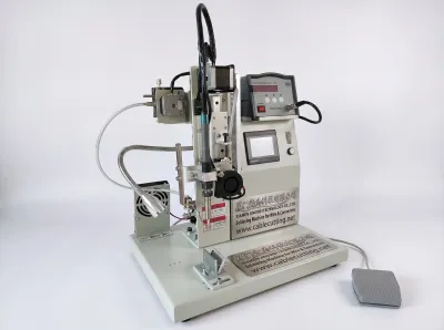 Halvautomatisk loddemaskin for ledninger og kontakter WPM-141
