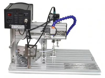 Halvautomatisk USB-kontakt loddemaskin for kabler 205H - Automatisk loddemaskin
