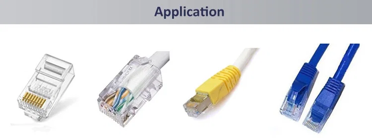prøve på Rj45 Lan kabelkrimpemaskin, krystallhodepressterminalmaskin, telefontrådterminal krimpemaskin