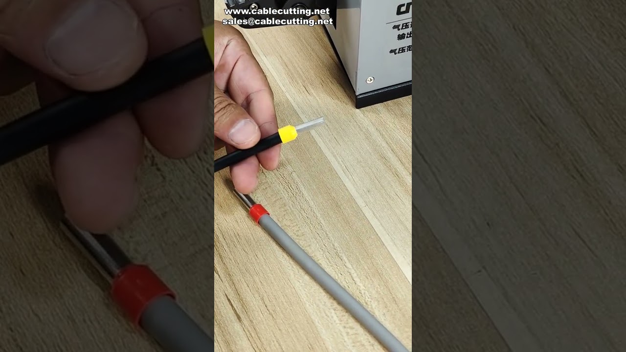 25M Pneumatic Wire Crimper Versatile Crimping with Interchangeable Dies