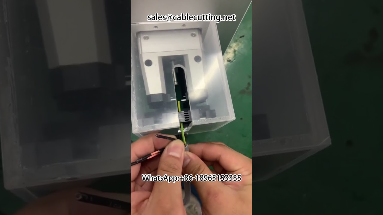 Intelligent datamaskinstyrt trådstrippemaskin for ledningsnettproduksjon | Automatiser utstyret ditt