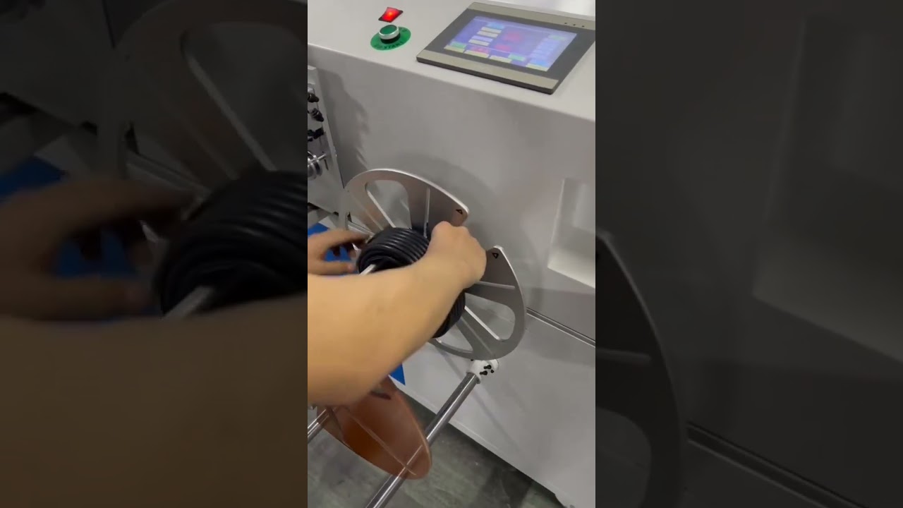 Automatisk meter-telling, kutting og spolemaskin med bindingsfunksjon | Maskin og fabrikk