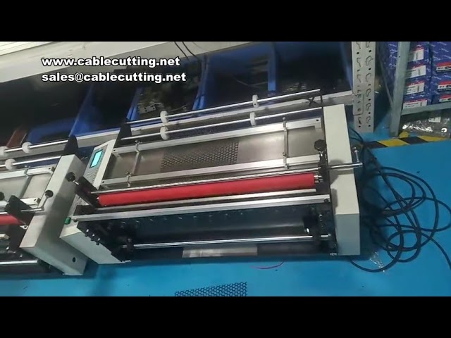 Dust net automatic cutting machine Dust net cutting machine Carbon fiber slitting machine
