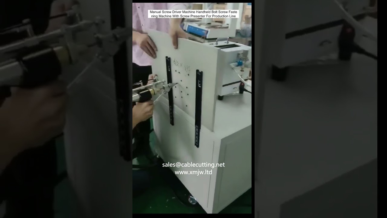 Manual Screw Driver Machine Handheld Bolt Screw Fastening Machine With Screw Presenter For Product