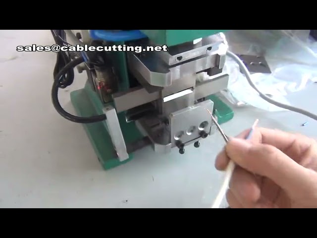 Copper Wire Cable Peeling Stripping Twisting Machine, Semi Auto Wire Stripping Machine,Cable Wire Pe