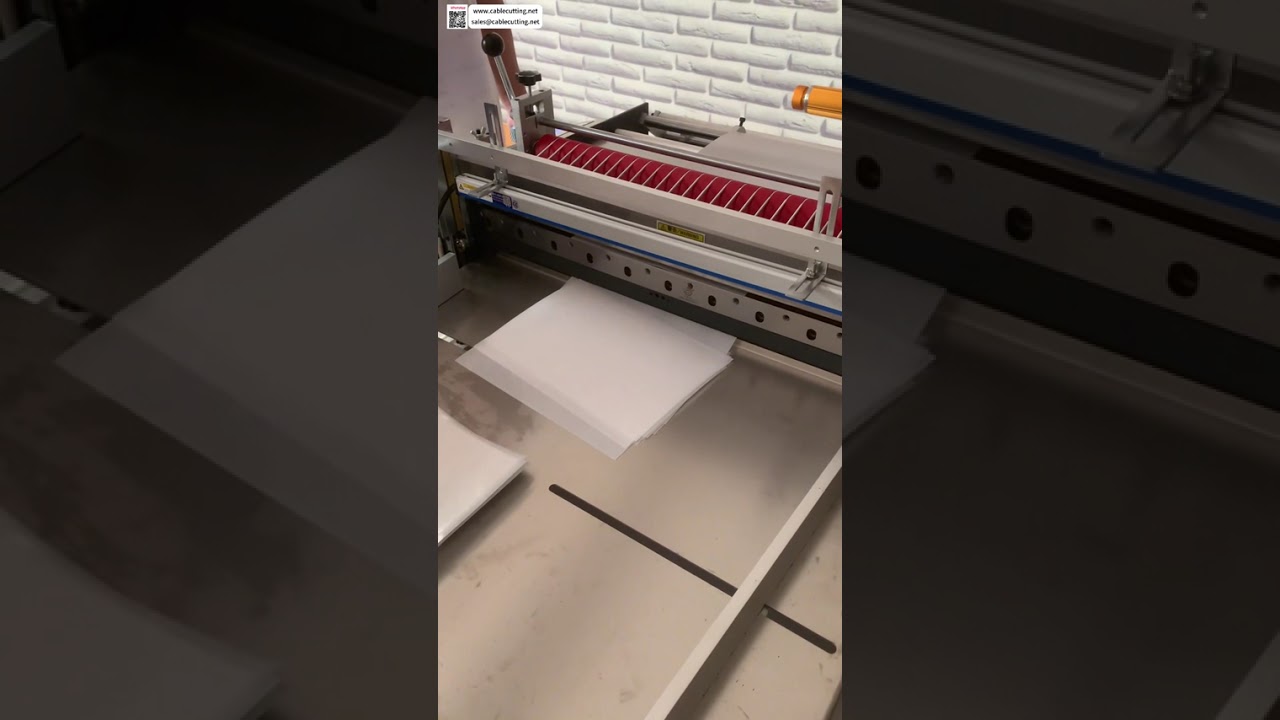 Rhinestone Hot Fix Paper High Speed Auto Sheet Cutting Machine Output Operational Method Ops