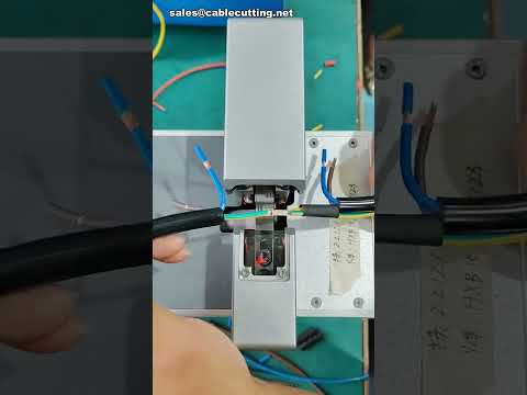 Ultralydsveisemaskin for ledningsnett: 3x 2,5mm² + 1x fortinnet kobbertråd – perfekt resultat #fabrikk