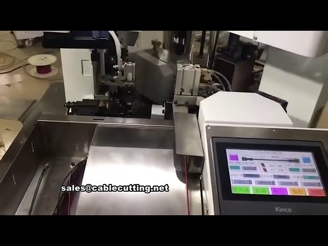 Full automatic double head terminal doubling crimping