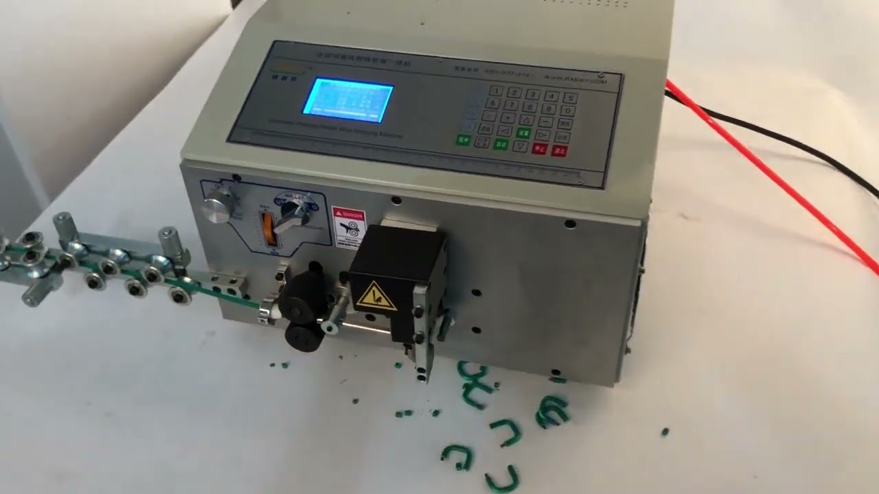 SWT508 ZW16 Automatisk trådavisolering og bøyemaskin – 4 valser med retter for presis fabrikkautomasjon