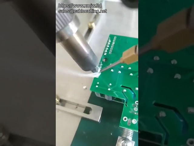 Automatic Soldering Tin Machine Desktop Soldering Robot With Cleaning Function
