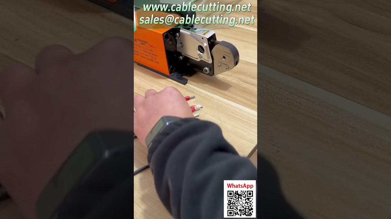 Lufttrykkskrymper for ledningshylser 0,25–10 mm² – presis firkantkrymping