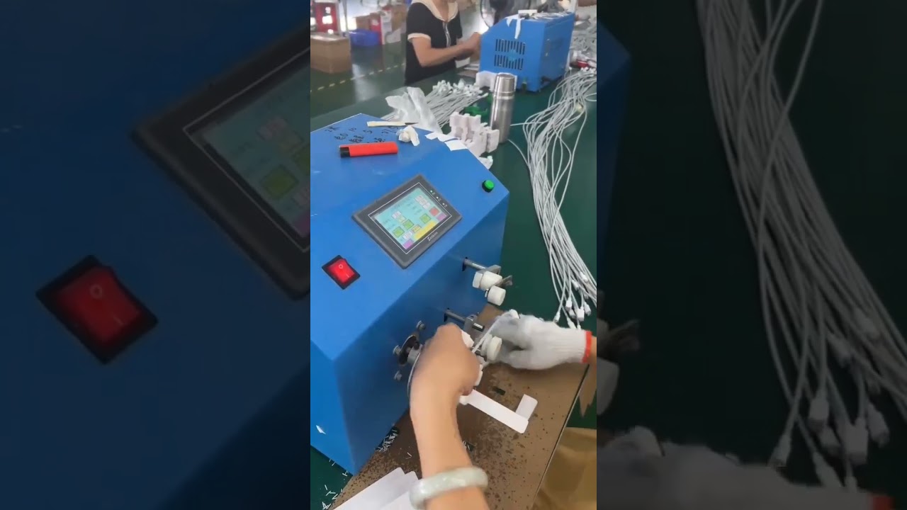 Paper Card Winding Machine for Data Cables #factory #machine