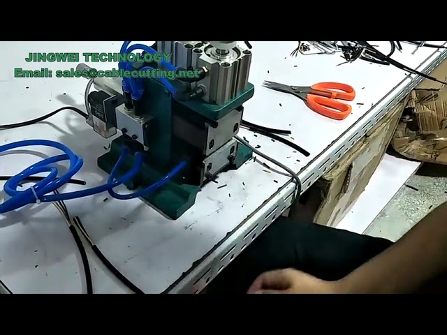 Mini pneumatisk avisoleringsmaskin 3F – effektiv kabelavisolering for produksjonslinjer
