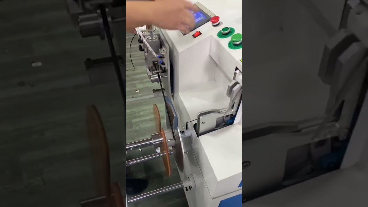 Automatisk maskin for telling, traversering, kutting, vikling og binding av ledning 1-15mm | Fabrikkautomasjon