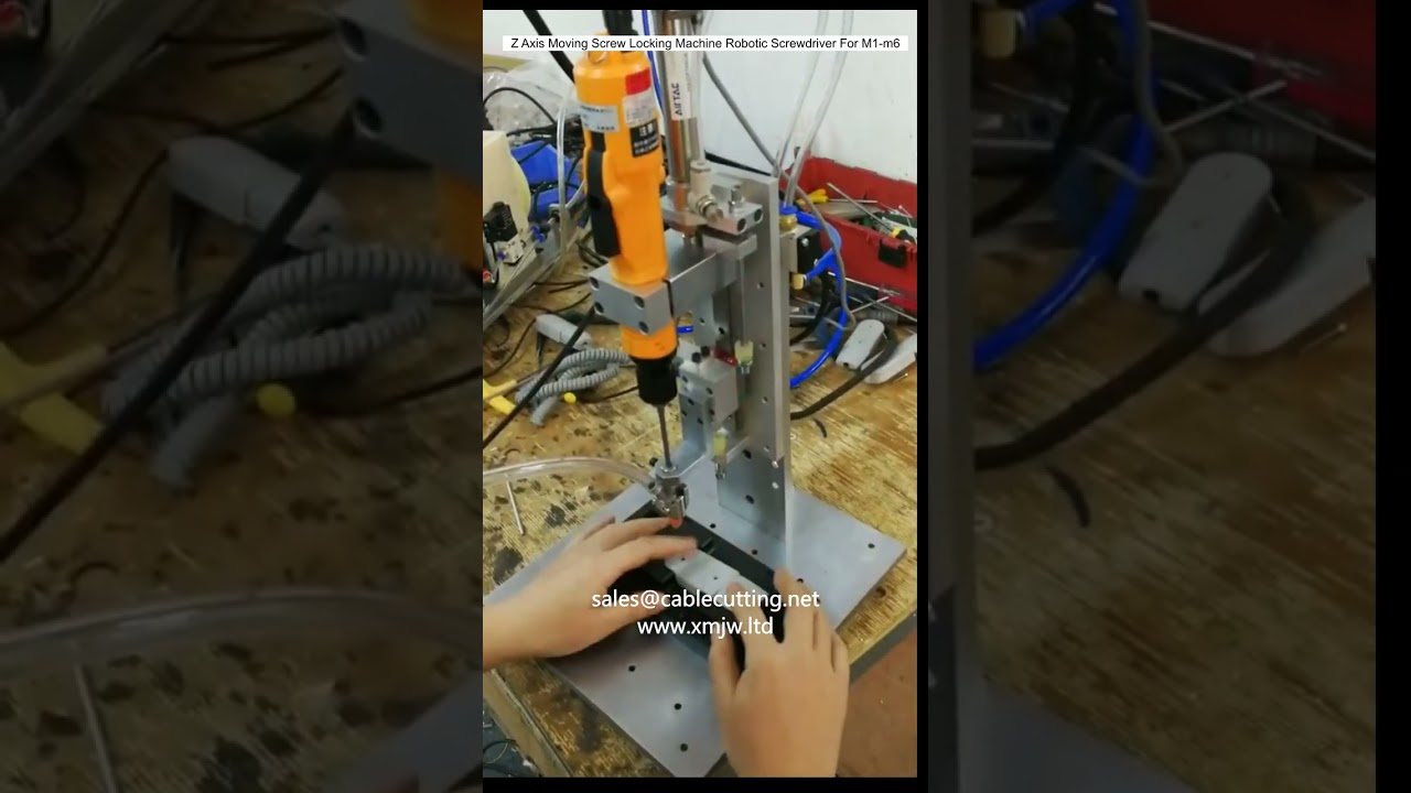 Z Axis Moving Screw Locking Machine Robotic Screwdriver For M1 m6