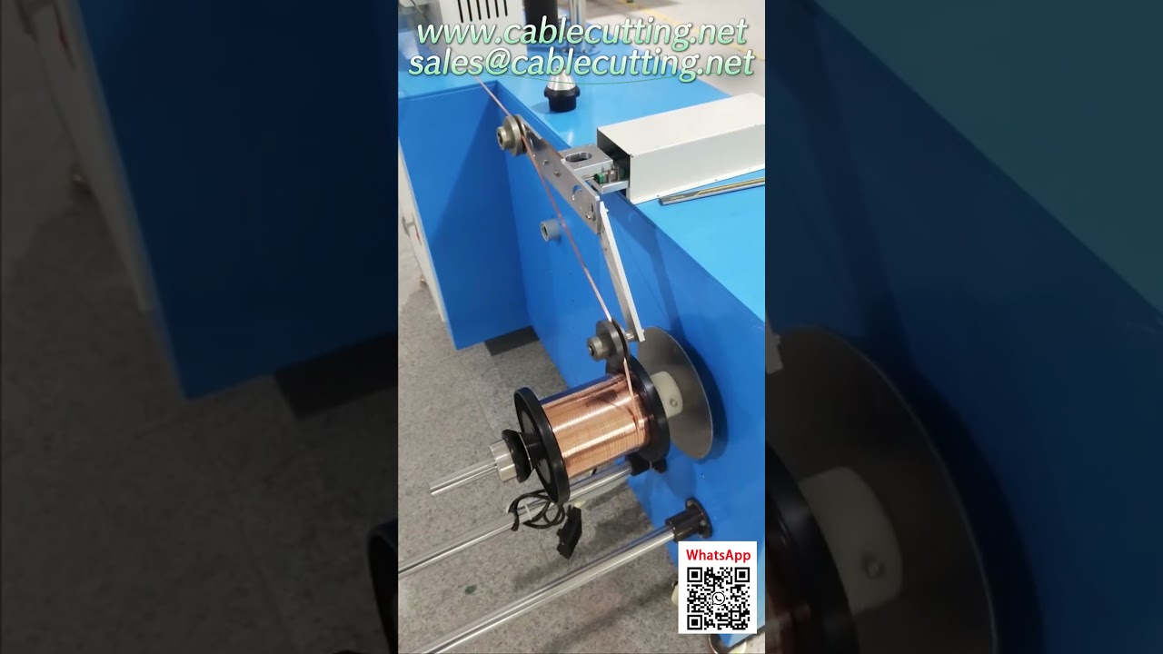 Automatisk ståltrådvikling og oppspolingsmaskin med automatisk måling og kutting