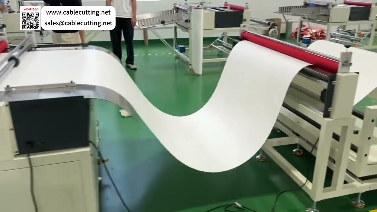 Small Bend Radius Material Independent Feeder Slitting and Transverse Cutter Machine Ops