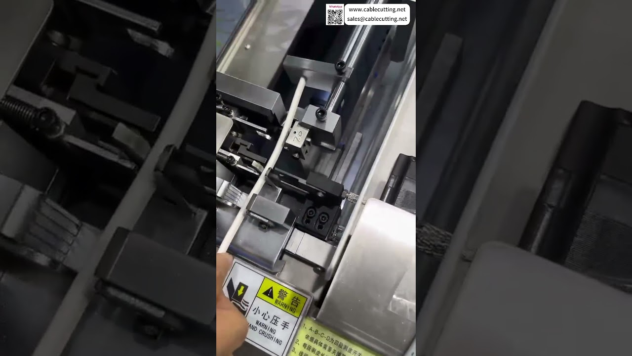 Heltautomatisk flerkjerne tråd innvendig og utvendig stripping lang/kort tråd oppsett prosess utgang