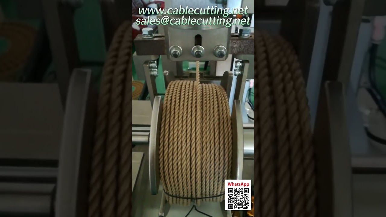 Automatic Rope Coiling and Tying Machine