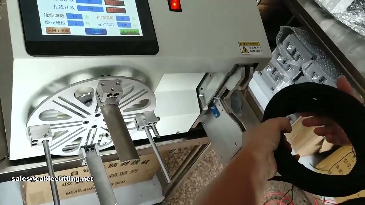 Automatic Feeding Winding Machine, binding Wire Machine For USB Data Wire