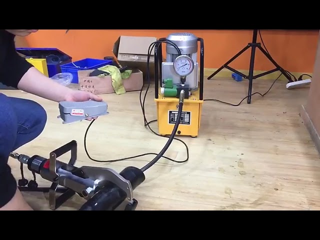700A Elektromagnetisk Hydraulisk Pumpe med Fotbryterkontroll – 380V 7L